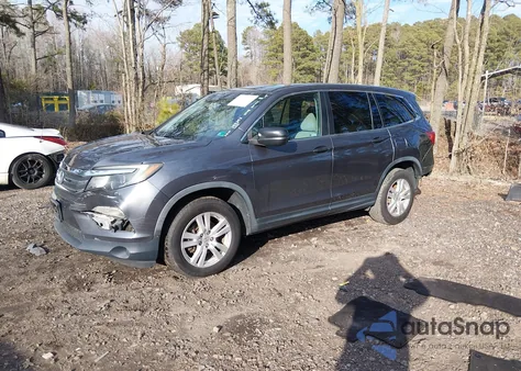2018 Honda Pilot Lx из США, поврежденный, VIN 5FNYF6H12JB024949